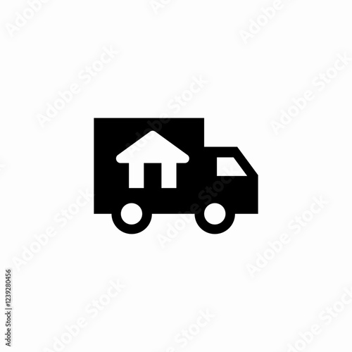 moving services icon sign vector