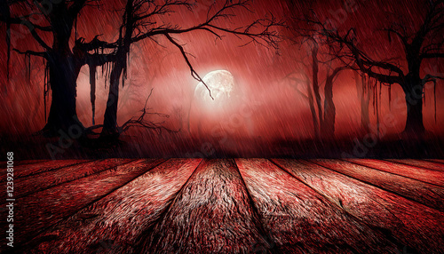 blood rain horror supernatural phenomenon background halloween