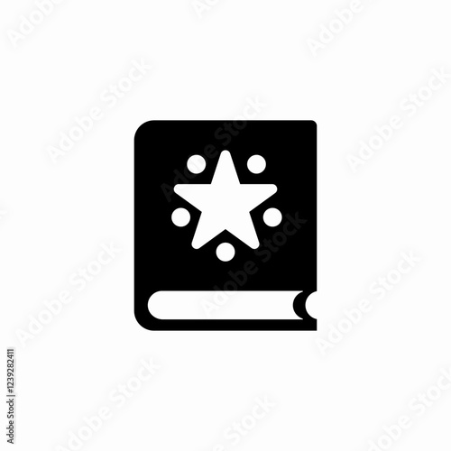 spiritual book icon sign vector