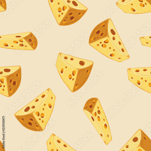 Cheese doodle pattern background. Seamless Pattern of a Cheese. Cheese pattern background. Seamless pattern of cheese doodle illustration background