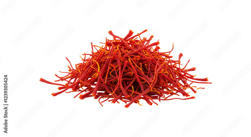 Naklejka premium A Small Heap of Spanish Saffron Threads