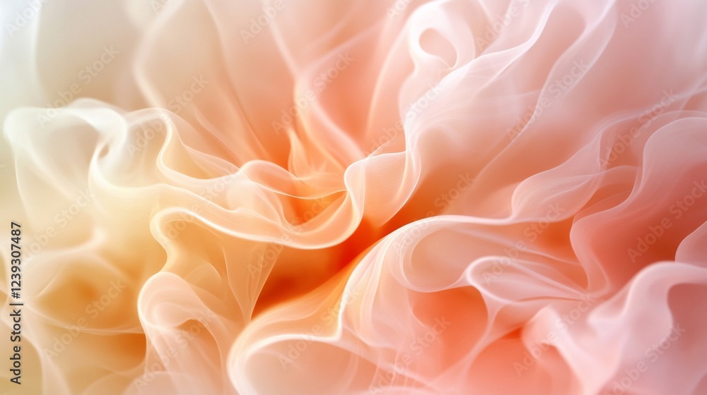 Peach And White Soft Fabric Texture Peach And White Soft Fabric Texture
