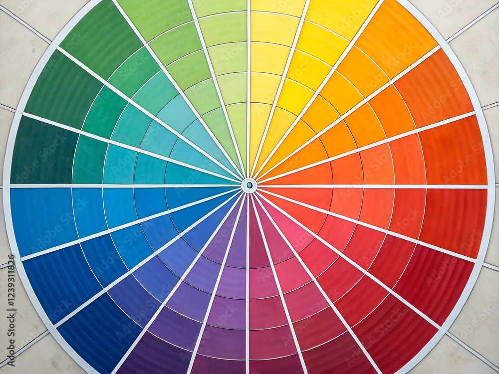 Obraz premium color palette guide
