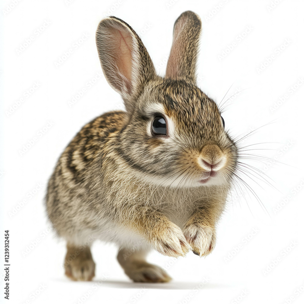 Fototapeta premium Animal Running Isolated