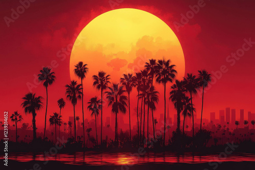 Hot Summer Background