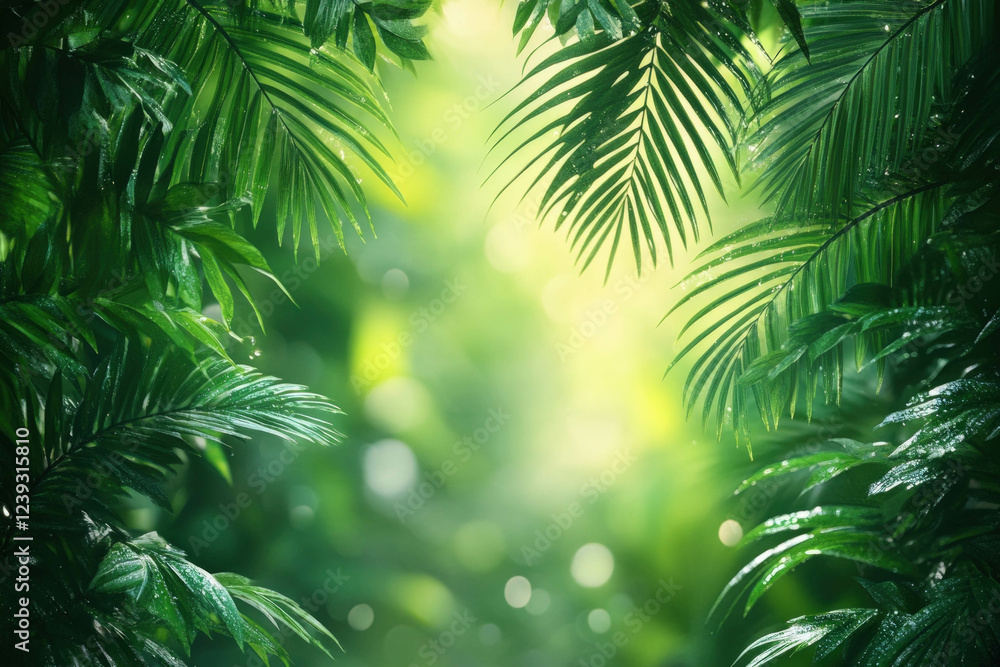 Obraz premium Tropical Background Vector