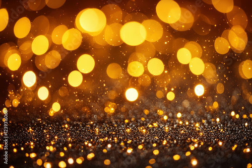 Yellow Sparkle Background