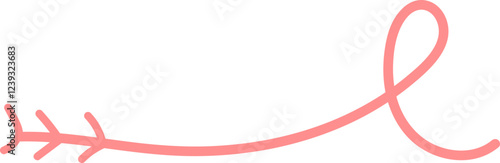 Line Divider Ornament with Heart