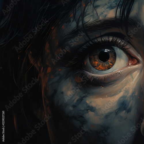 eye close up