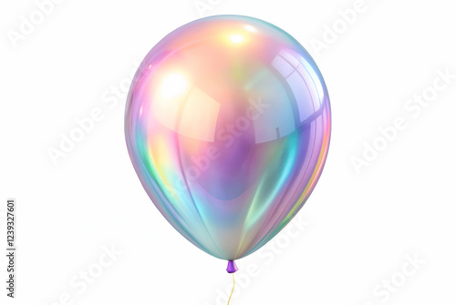 Holographic Iridescent Balloon Pastel Colors Shiny Celebration