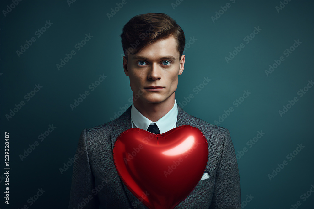 Generative AI picture of sweet charming adorable couple on Valentine Day lovers Day celebration concept Generative AI picture of sweet charming adorable couple on Valentine Day lovers Day celebration concept