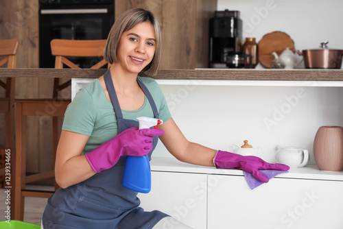 Beautiful young woman with ...