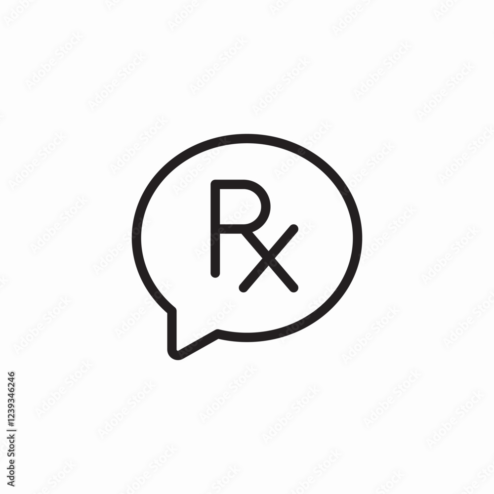 prescription medicine icon sign vector prescription medicine icon sign vector