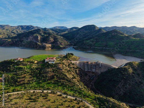 Panorámica de la Presa de Casasola