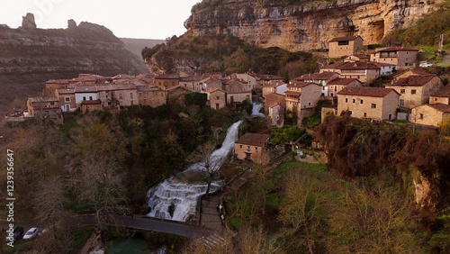 Vista aérea de Orbaneja del Castillo