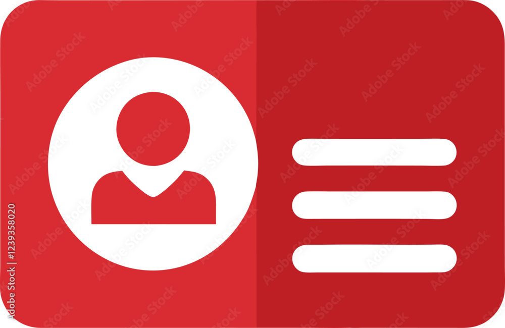 ID card Icon vector for business and identification, Id card vector icon. Driver's license. Membership or client personal identification ID card Icon vector for business and identification, Id card vector icon. Driver's license. Membership or client personal identification
