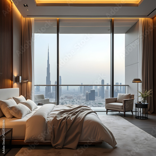 dubai hotel room, bedroom