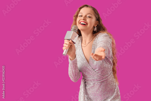 Beautiful young woman with ...