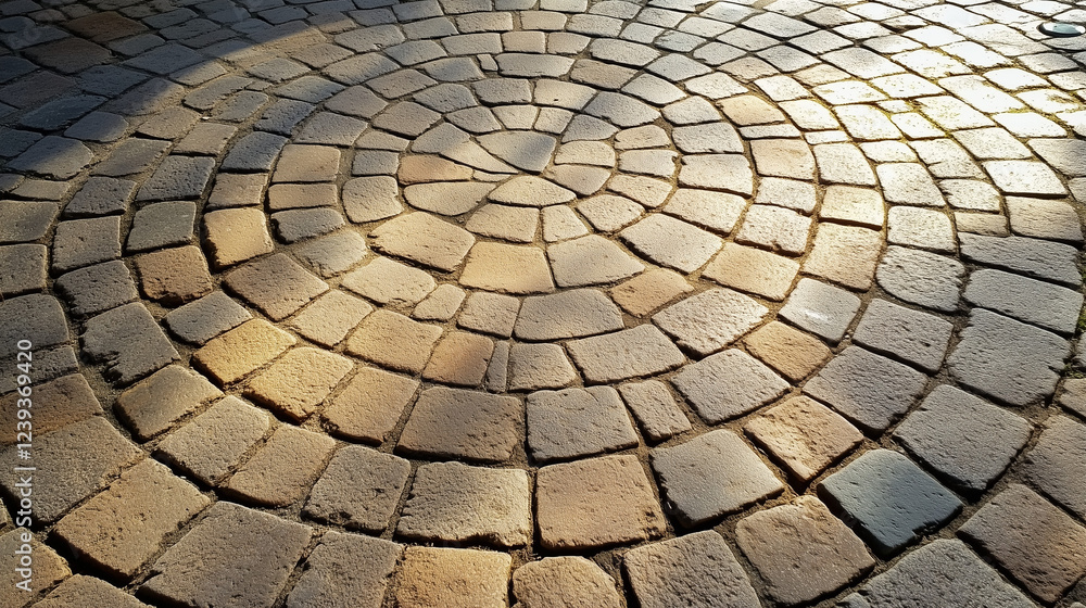Brick pavement texture pattern 
