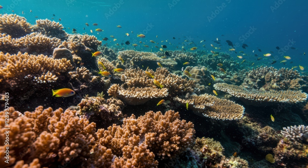 Fototapeta premium Vibrant Coral Reef Life