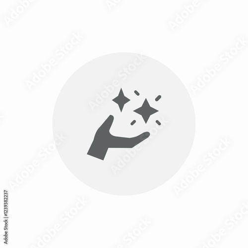 creative hand icon sign vector