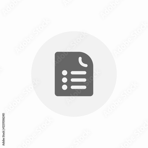 task list application file icon sign vector