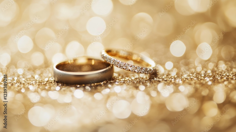 Bokeh wedding anniversary photo creates a dreamy effect Bokeh wedding anniversary photo creates a dreamy effect