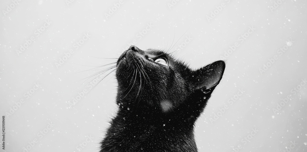 Cute and funny kitten. Cat against a white background. Cat posing for the camera. Portrait of a lovely kitten up close. Web banner with room for text. Pet. Space available for wording. Cute and funny kitten. Cat against a white background. Cat posing for the camera. Portrait of a lovely kitten up close. Web banner with room for text. Pet. Space available for wording.
