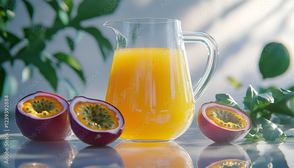 passion fruit juice isolated on white passion fruit juice isolated on white