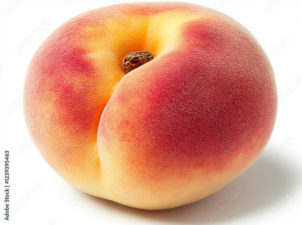 On a minimalist backdrop, an succulent apricot sits elegantly, signifying the bountiful and nutritious gifts of summer On a minimalist backdrop, an succulent apricot sits elegantly, signifying the bountiful and nutritious gifts of summer