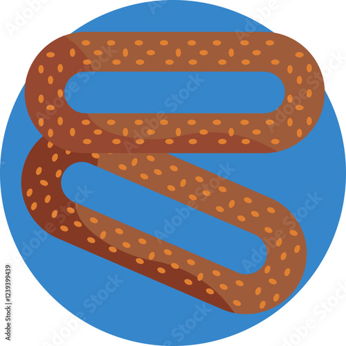 A round, chewy bread often enjoyed as part of breakfast or brunch in Israeli cuisine.