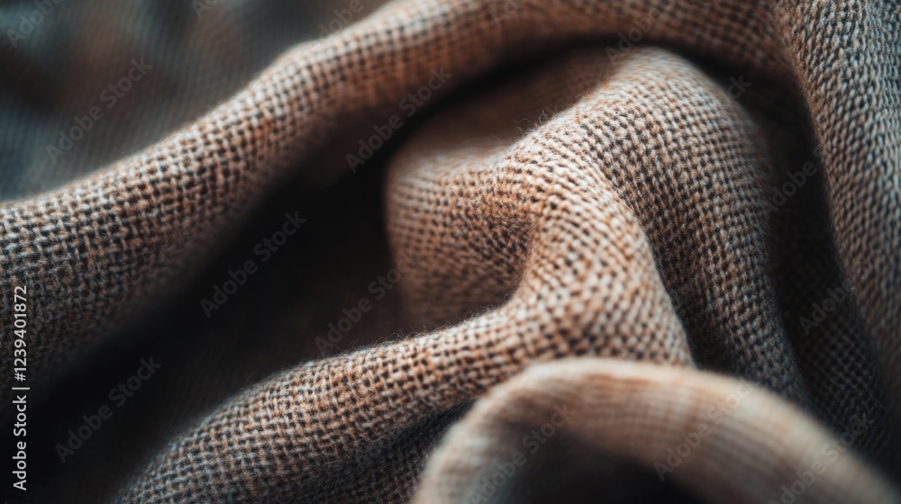 Brown Fabric Texture Close Up Brown Fabric Texture Close Up