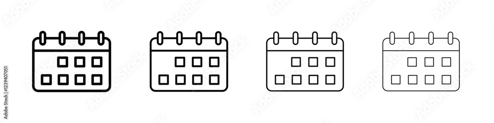 Calendar icon Flat illustration sign Calendar icon Flat illustration sign