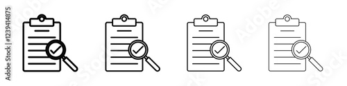 compliance icon linear logo isolated