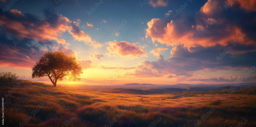 At sunset, the fiery Texas sky comes alive, unveiling a breathtaking Lone Star scene At sunset, the fiery Texas sky comes alive, unveiling a breathtaking Lone Star scene