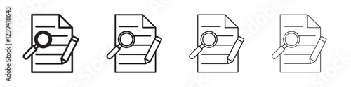 Defining icon linear logo isolated