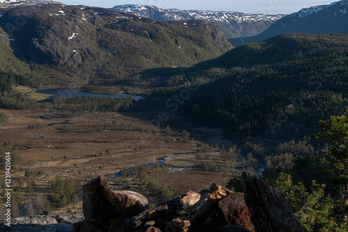 Hjelmeland’s Ritlandskrateret – A Meteorite Crater in famous Norway’s Landscape photo