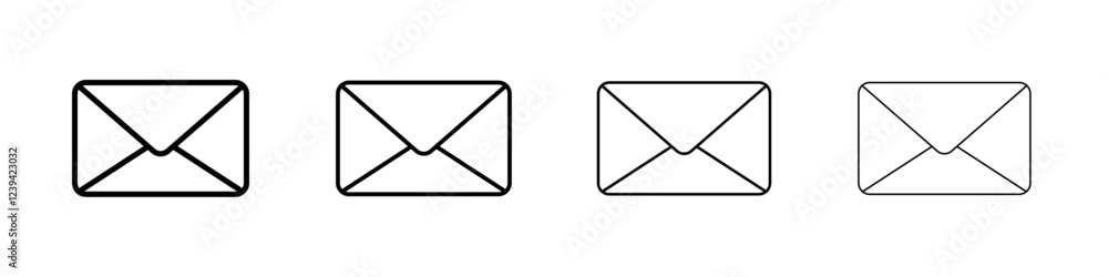 email icon linear logo isolated email icon linear logo isolated