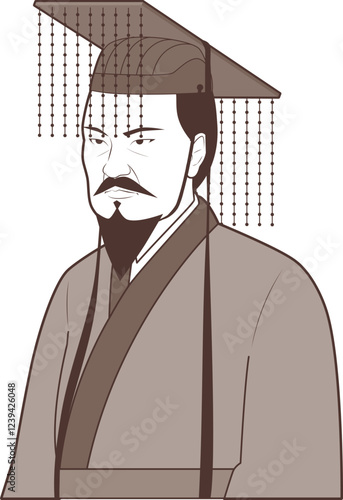 昔の中国皇帝っぽい人