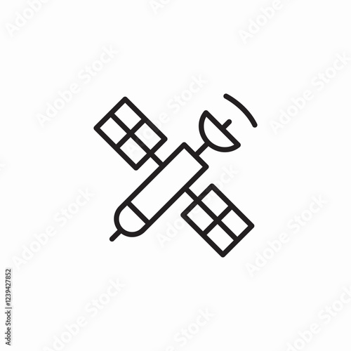 satellite signal icon sign vector