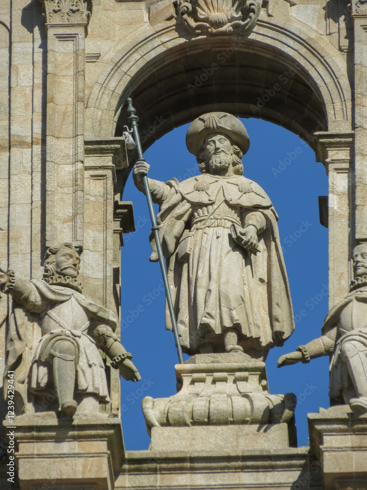 Fototapeta premium Cathedral Basilica in Santiago de Compostela