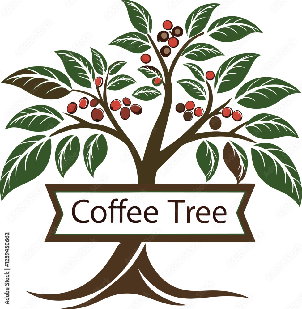 Fototapeta premium Create a logo style for the coffee illustration