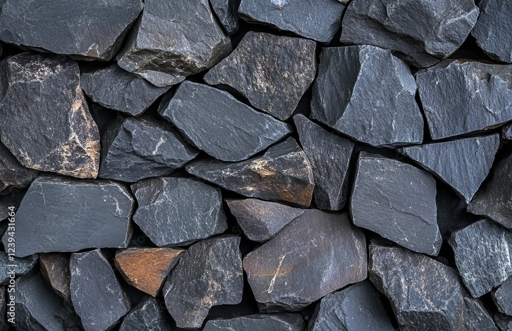 Black stone or slate texture background with copy space for your design text and concept presentation Black stone or slate texture background with copy space for your design text and concept presentation