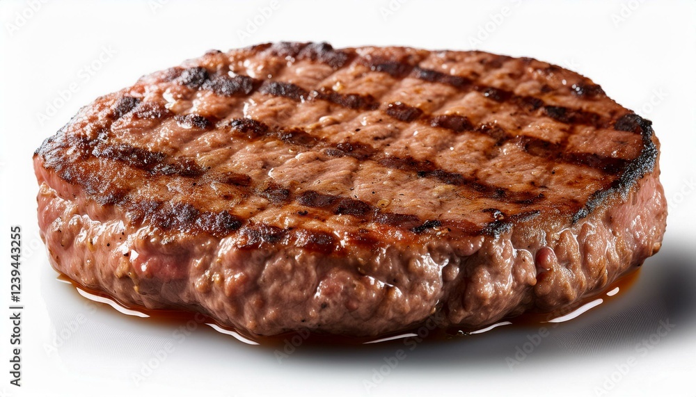 grilled beef burger patty on transparent backgorund grilled beef burger patty on transparent backgorund
