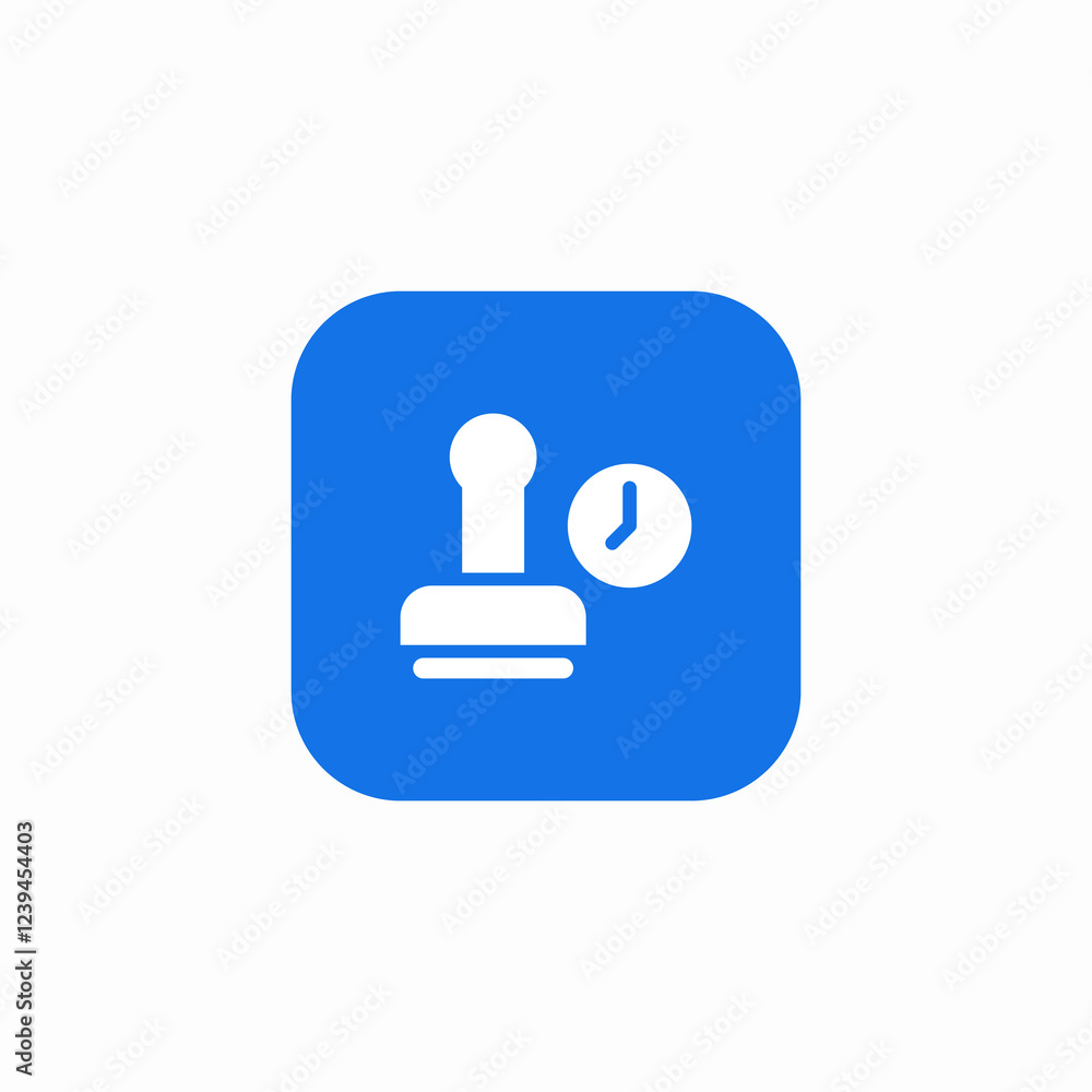 seal paper wait icon sign vector seal paper wait icon sign vector
