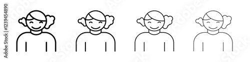 Pleasure icon Outline sign symbol set