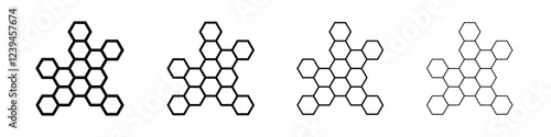 propolis icon Outline sign symbol set