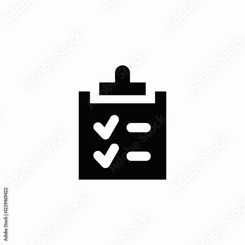 office list icon sign vector