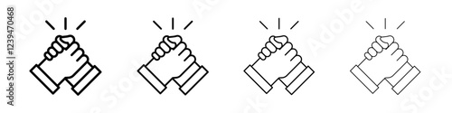 Support icon Flat illustration sign