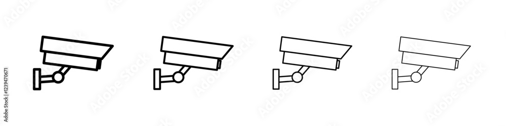 surveillance icon Flat illustration sign surveillance icon Flat illustration sign